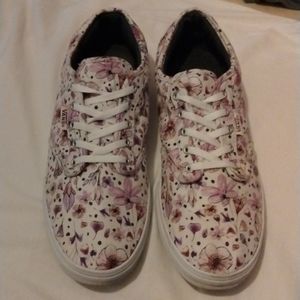 Vans floral print Size 9